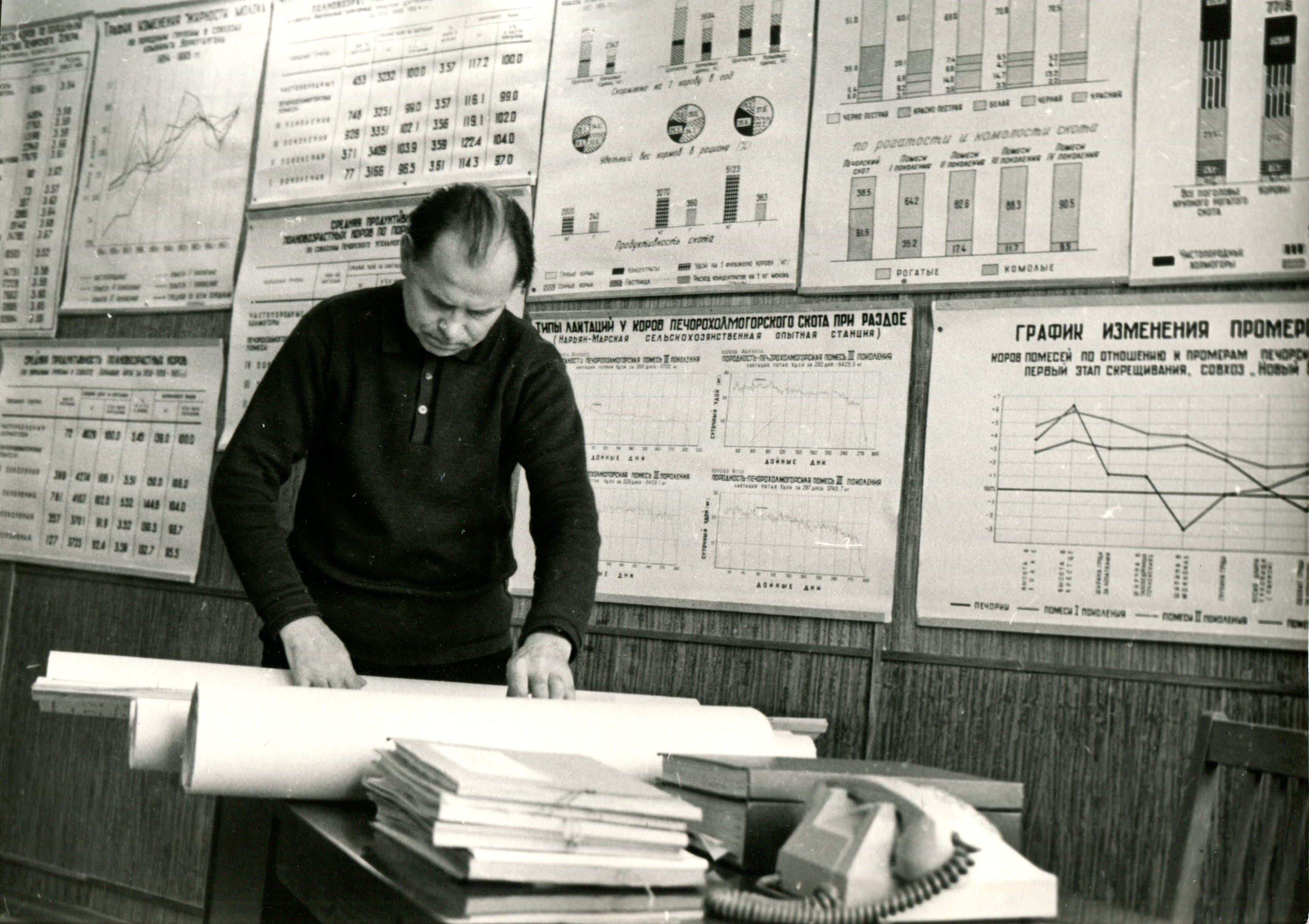 П.А. Рочев в период подготовки докторской диссертации